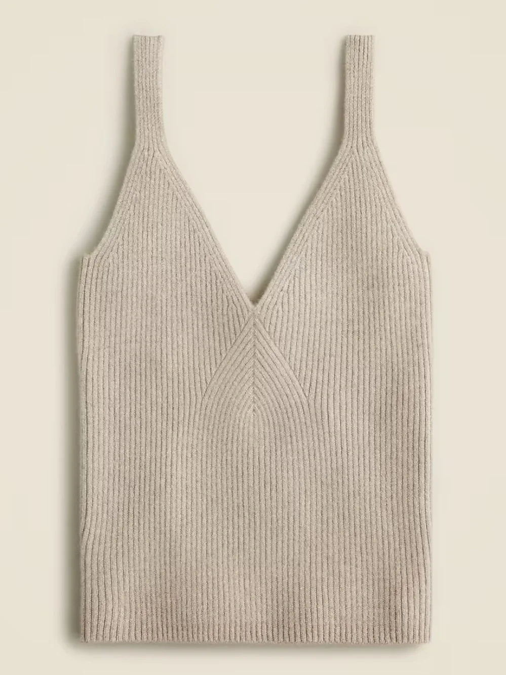 J Crew Cashmere Cropped Tank Sweater Large